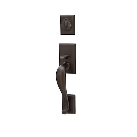 Emtek Medium Bronze Handleset 451411ARMBLH 451411ARMBLH